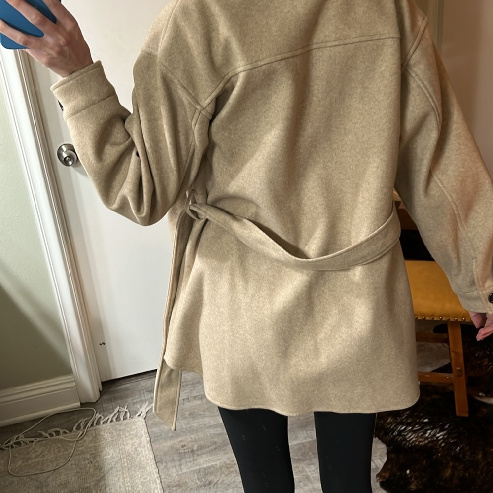 Zara Button Down Shacket - image 4